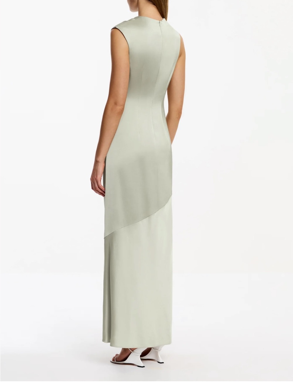 Significant Other Becca Dress Size 6 Sage Green Maxi - Picture 3 of 9